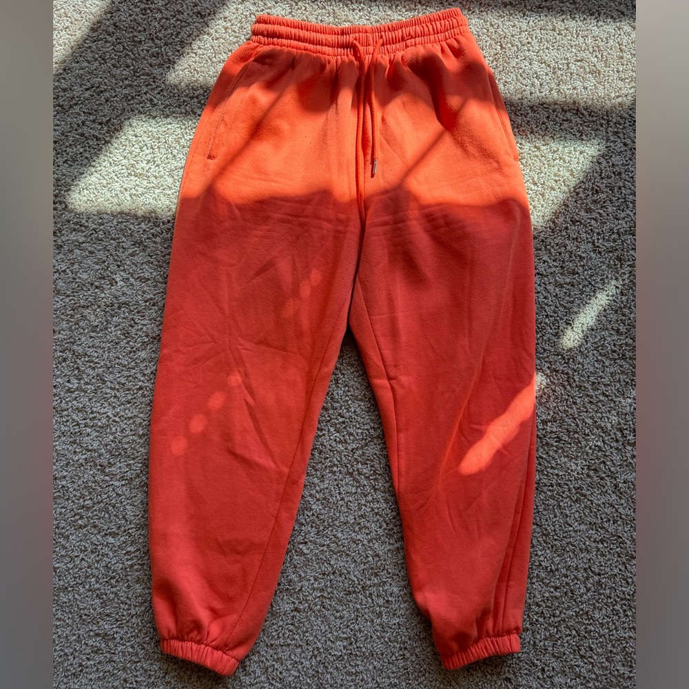 Fashion Nova Orange Joggers